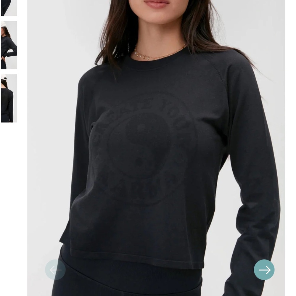 Spiritual Gangster Karma Harmony Seamless Long Sleeve Black XS/S